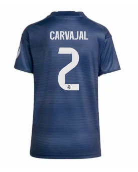 Billige Fotballdrakt Real Madrid Daniel Carvajal #2 Replika Bortedrakt Dame 2025-26 Kortermet Billige Fotballdrakt Real Madrid Daniel Carvajal #2 Replika Bortedrakt Dame 2025-26 Kortermet